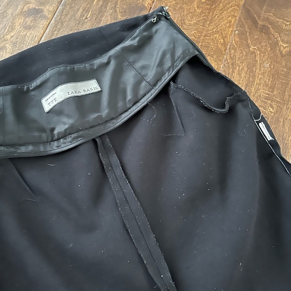 Zara Basic black pencil skirt size S - Picture 6 of 9